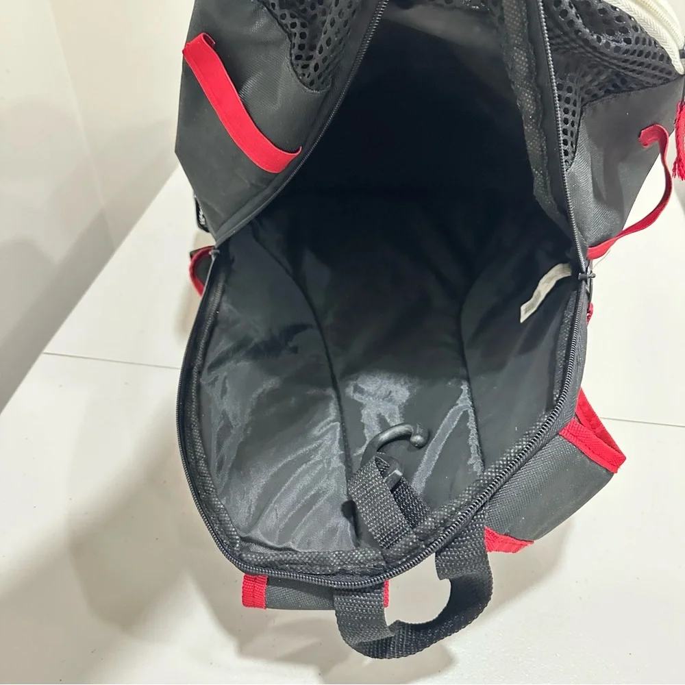 Franklin Sport Baseball Backpack Bat pack Equipment Bag Red‎ Black